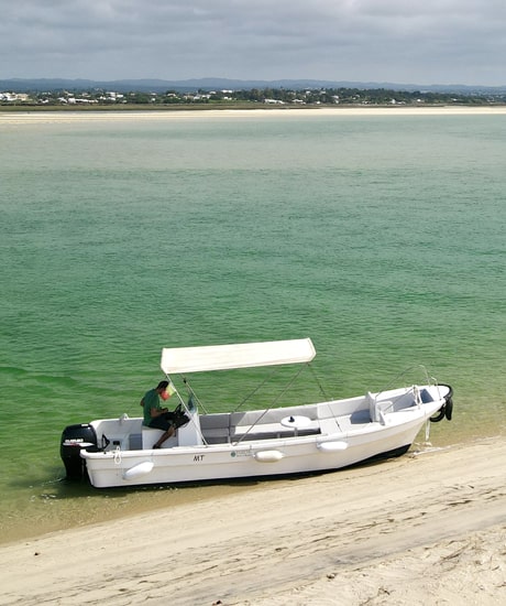 speedboat zurb on Ria Formosa